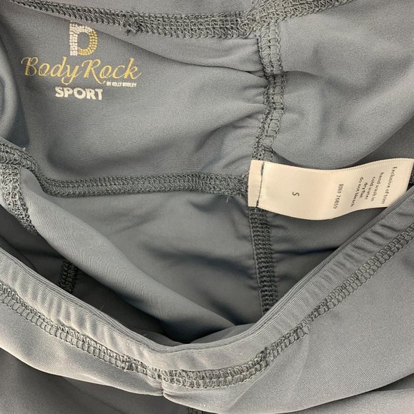Body Rock Gray Small Sports Top and Shorts 2 piece Set NWT - Picture 6 of 9